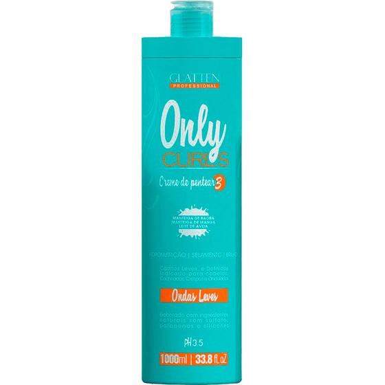 Imagem de Glatten Only Curls - Creme de Pentear Cachos Hidronutrição Selamento e Brilho 1kg