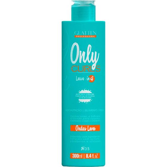 Imagem de Glatten Only Curls - Leave-in Cachos Hidronutrição Selamento e Brilho 300ml