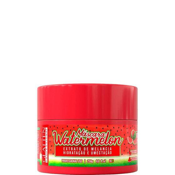 Imagem de Glatten Professional Watermelon - Máscara Extrato de Melancia Hidratação e Umectação 250g
