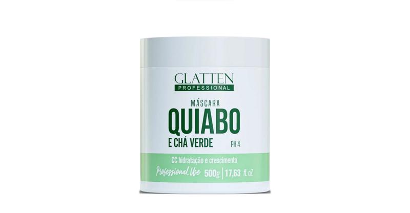 Imagem de Glatten Quiabo e Chá Verde Máscara 500 gr