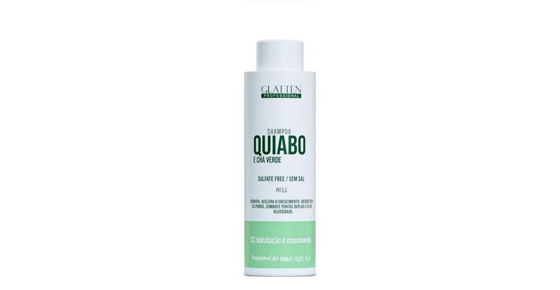 Imagem de Glatten Quiabo e Chá Verde Shampoo 450 ml