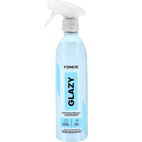 Glazy Limpa Vidros Espelhos Redutor Atrito 500ML - Vonixx Menor preço em Glazy Limpa Vidros Espelhos Redutor Atrito 500ML - Vonixx