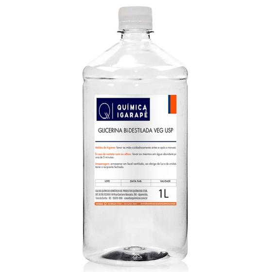 Glicerina Bi Destilada QUÍMICA IGARAPÉ 1L - Glicerina - Magazine Luiza