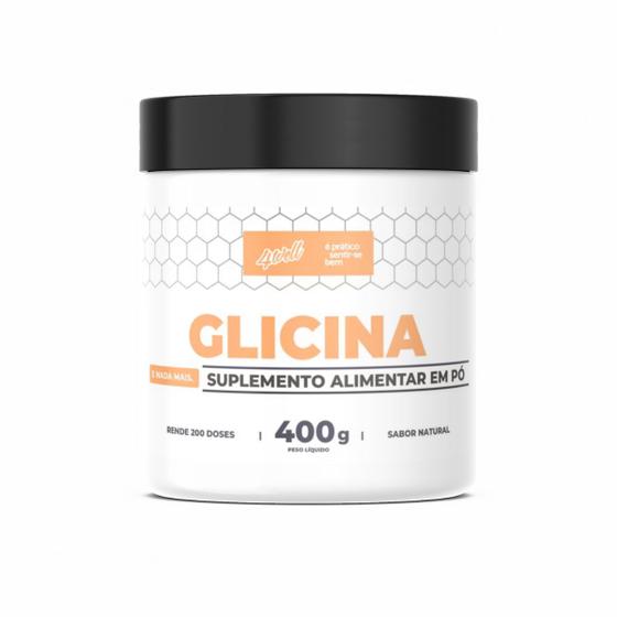 Imagem de Glicina 4well 400g Pote 100% Pura Ingrediente Importado