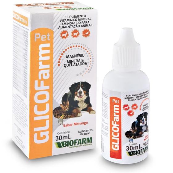 Imagem de Glicofarm Pet Suplemento Vitamínico 30ml para Cães e Gatos