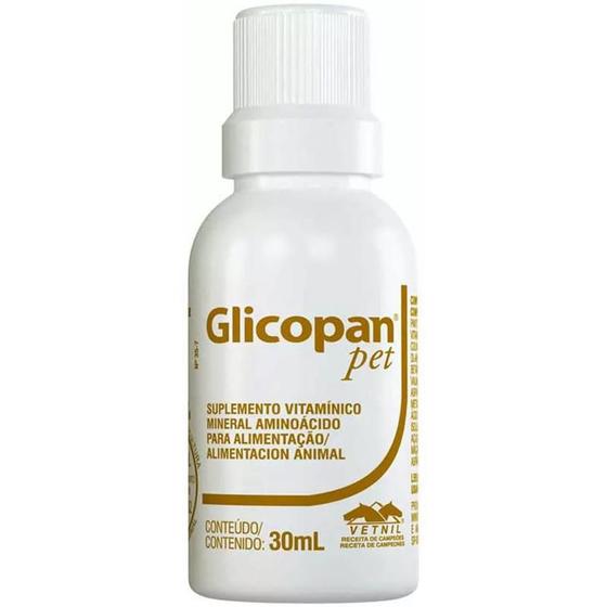 Imagem de Glicopan Pet Gotas Vetnil Para Caes E Gatos 30 Ml