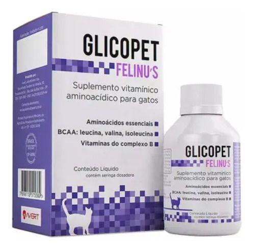 Imagem de Glicopet Felinu's 100 Ml Suplemento Vitamínico P/ Gatos Full