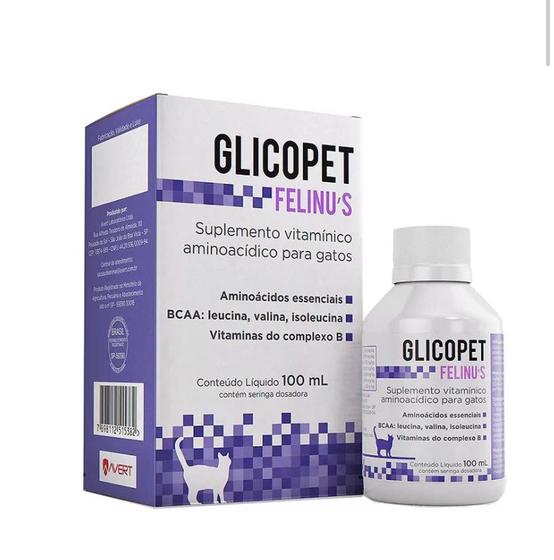 Imagem de Glicopet Felinus 100Ml - Avert 