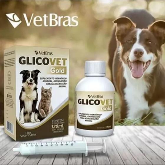 Imagem de Glicovet Gold 120ml - Suplemento Vitamínico