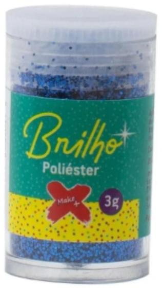 Imagem de Glitter Azul Escuro 3 Gramas 7011 Make