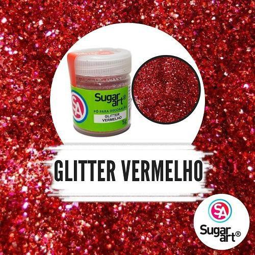 Imagem de Glitter Brilho Comestível Sugar Art Decoração Bolos e Doces Pó Decorativo Alimentício
