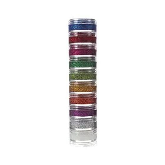 Imagem de Glitter Cremoso Facial Kit com 10 cores - 1 unidade Pct. c/ 10 unds. - ColorMake - Rizzo