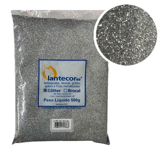 Imagem de Glitter de PVC Lantecor Pacote com 500g