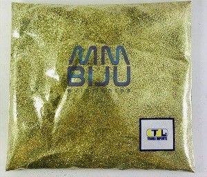 Imagem de Glitter Em Pó 500g - Ouro Claro - Mm Biju