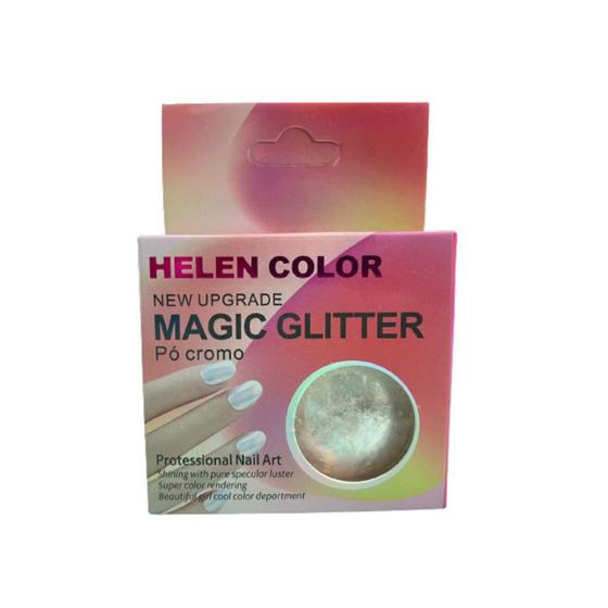 Imagem de Glitter flakes branco Helen Color 8