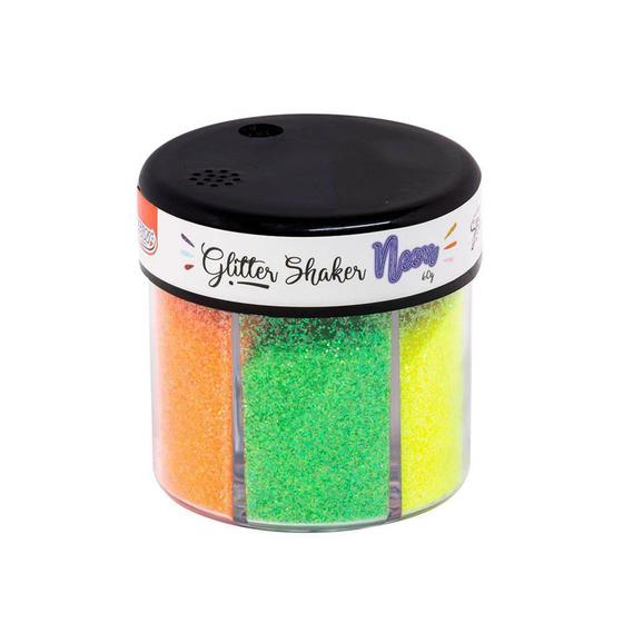 Imagem de Glitter Shaker BRW Neon 60g com 6 Cores  GL0400