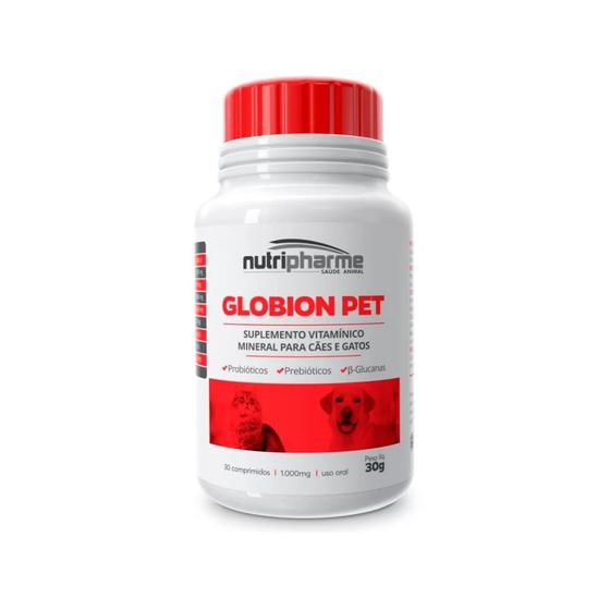 Imagem de Globion Pet 30 comprimidos Suplemento Vitamínico Probiotico