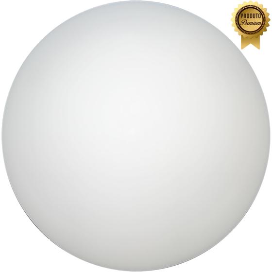 Imagem de Globo Bolinha Vidro Branco Leitoso Fosco Sem Colar 03x08