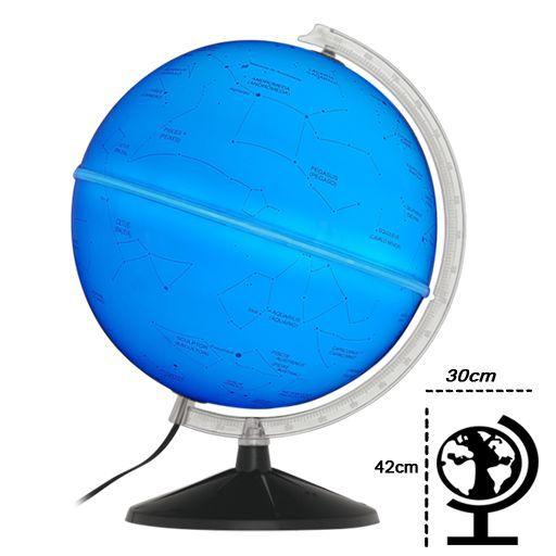 Imagem de Globo Celeste Cielo 30cm Diâmetro Com Led Azul - Libreria