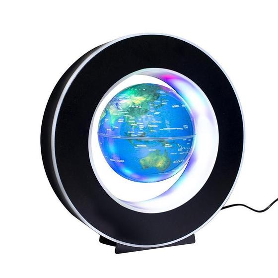 Imagem de Globo Flutuante Magnético De Com Luz Led Planeta Terra