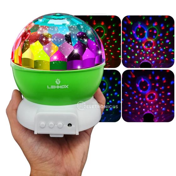 Imagem de Globo Holográfico com Luzes para Decoração Efeitos Visuais Incríveis Para Discotecas, Clubes LEY1737