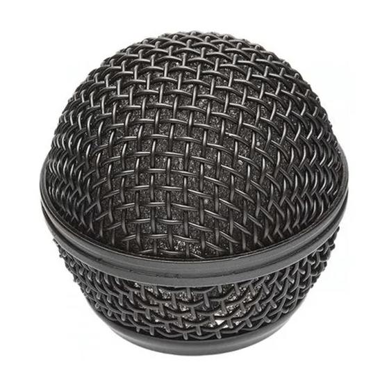 Imagem de Globo Santo Angelo Preto cromo - microfone padrão shure SM58