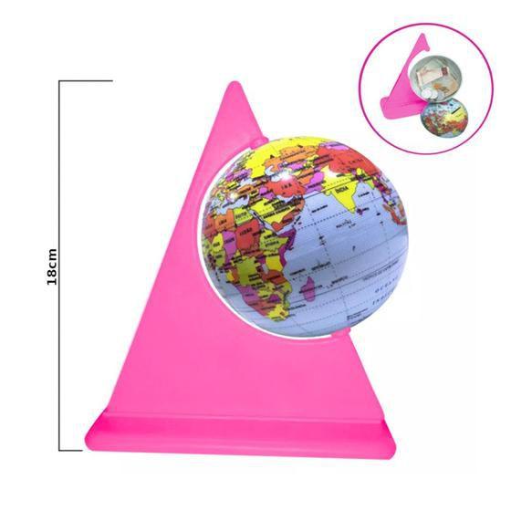 Imagem de Globo Terrestre 10cm Libreria Cor:Rosa Neon