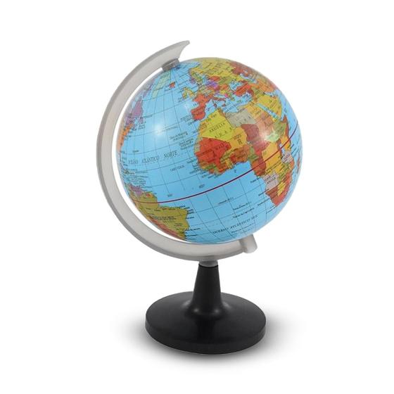 Globo Terrestre de 8,5 cm Giratório Mapa Mundi Político Escolar para Geografia Menor preço em Globo Terrestre de 8,5 cm Giratório Mapa Mundi Político Escolar para Geografia