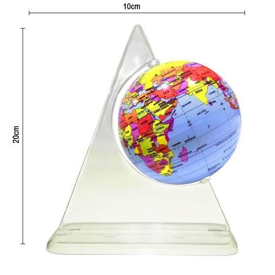 Imagem de Globo Terrestre Político Junior 10cm Triângulo Transp Libreria