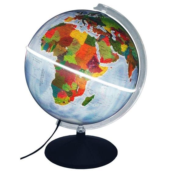 Imagem de Globo Terrestre Político Mondo Iluminado 30Cm Libreria