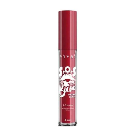 Imagem de Gloss Aumenta Labios Sos Efeito Preenchimento Red Velvet
