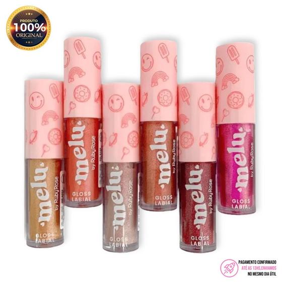 Imagem de Gloss com Glitter Melu da Ruby Rose Todas as Cores