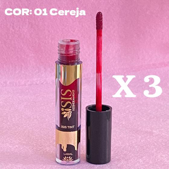 Imagem de Gloss Gel Tint Lip Tint  Alta Fixação Isis Rezende 4ML Não Transfere