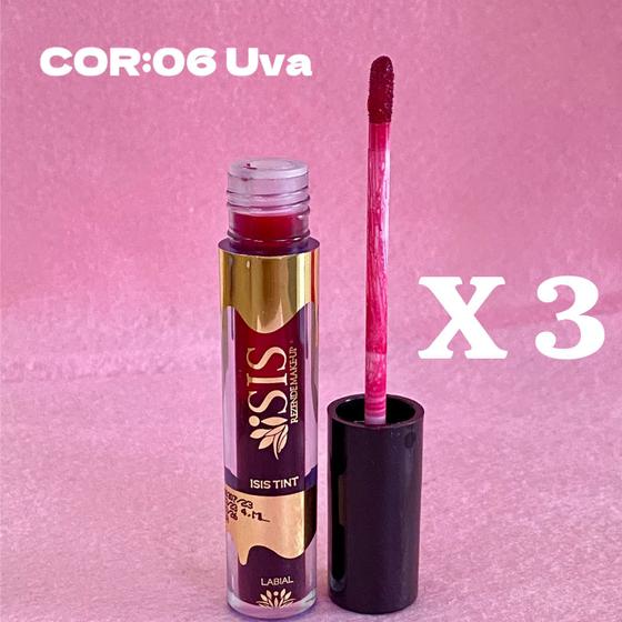 Imagem de Gloss Gel Tint Lip Tint  Alta Fixação Isis Rezende 4ML Não Transfere