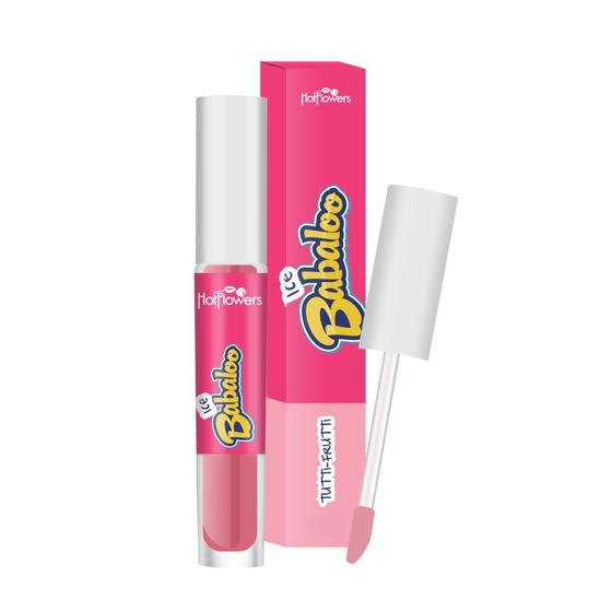 Imagem de Gloss Labial Babaloo Ice Hot Flowers 15g - Tutti-Frutti