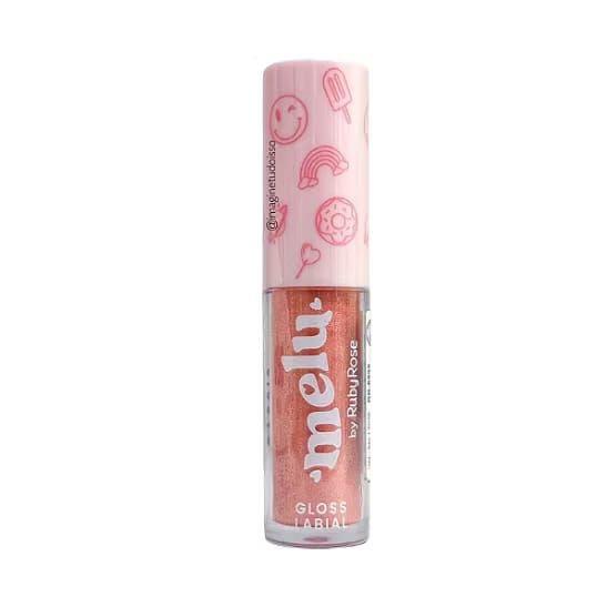 Imagem de Gloss labial brilhante melu  ruby rose 3,4ml maquiagem muffin bolo de nozes papaya churros sonho