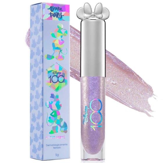 Imagem de Gloss Labial Disney 100 Fantasyland Lilás com Brilho ulado