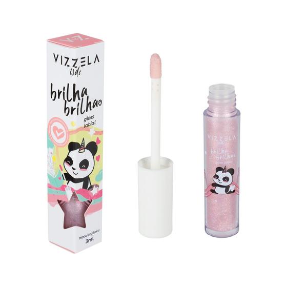 Imagem de Gloss Labial Infantil Brilha Brilha Vizzela Kids 3ml