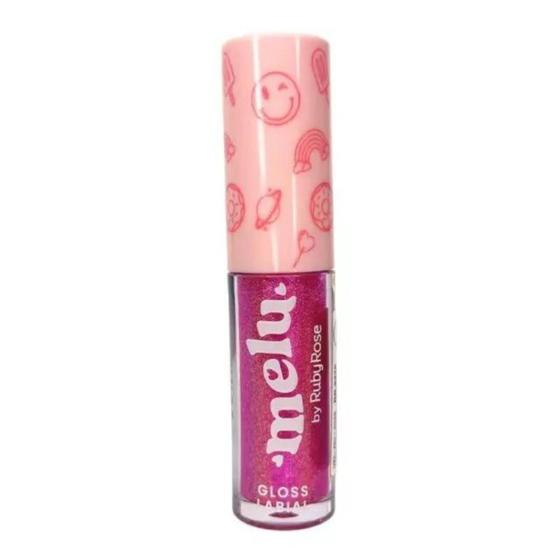Imagem de Gloss Labial Melu Ruby Rose 6 variaçõoes HB - 8235