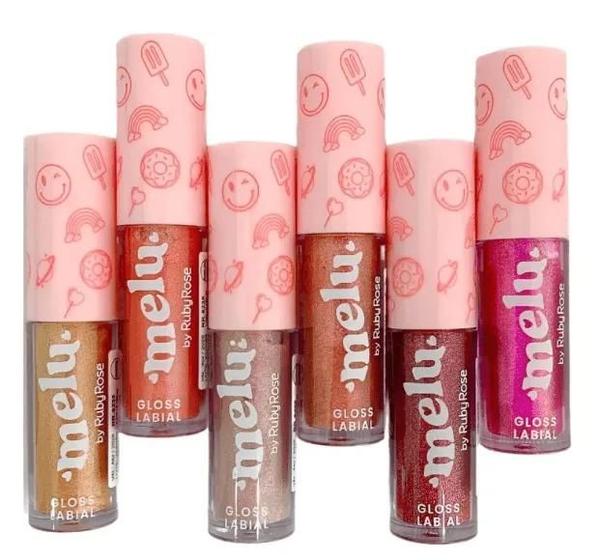 Imagem de Gloss labial melu - ruby rose