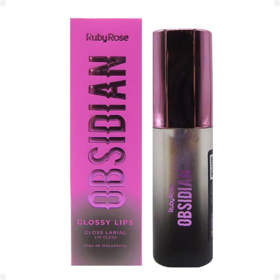Imagem de Gloss Labial Ruby Rose Obsidian Glossy Lips Rose Quartz Hb-7200-3