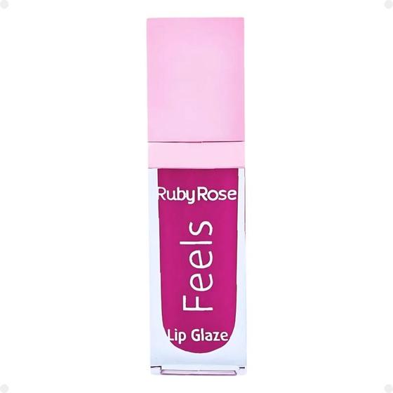 Imagem de Gloss Lip Glaze Ruby Rose Feels Cor 081 7,2ml