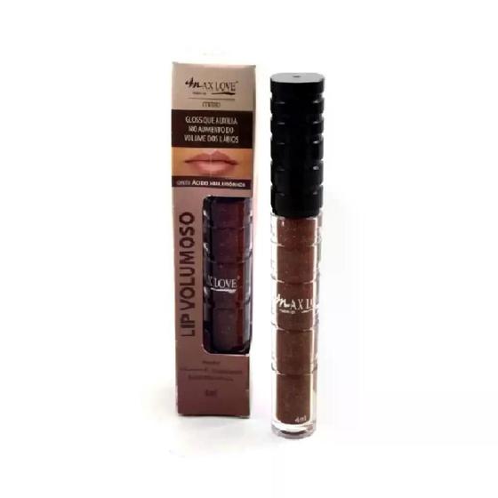 Imagem de Gloss Lip Volumoso 3EM1 Cor 10 Max Love 4ML