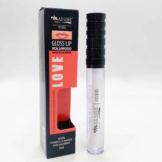 Imagem de Gloss lip volumoso cor 05 incolor com glitter max love