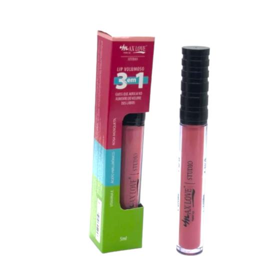 Imagem de Gloss Lip Volumoso Cremoso 3 em 1 309 Max Love