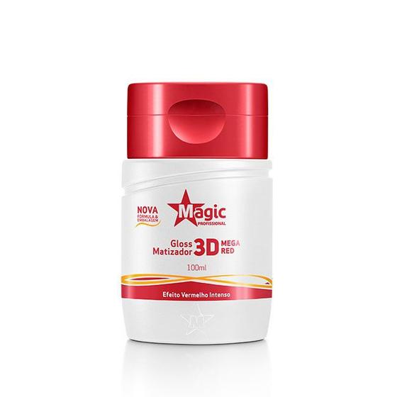 Imagem de Gloss Matizador 3D Efeito Vermelho Intenso 100 Ml