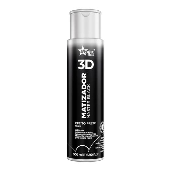 Imagem de Gloss Matizador 3D Master Black - Efeito Preto Intenso - 500ml - Magic color