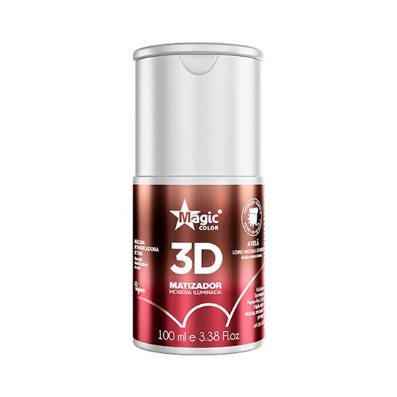 Imagem de Gloss Matizador 3d Morena Iluminada Avelã Magic Color 100ml