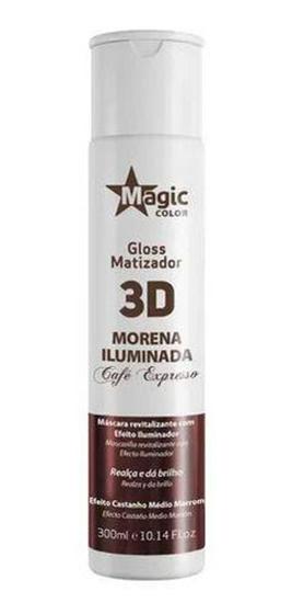 Imagem de Gloss Matizador 3d Morena Iluminada Café Expresso Magic - MAGIS COLOR