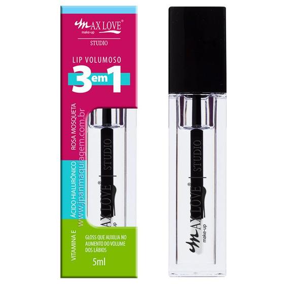 Imagem de Gloss Max Love Lip Volumoso 3 em 1 com 5ml